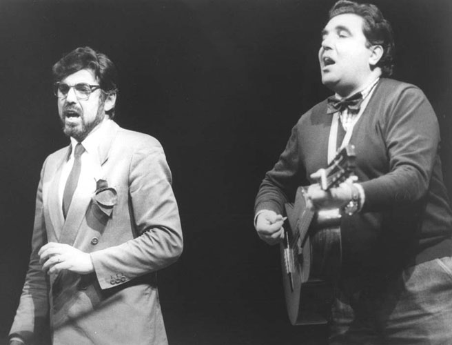 Al teatro Centrale di Roma - 1987